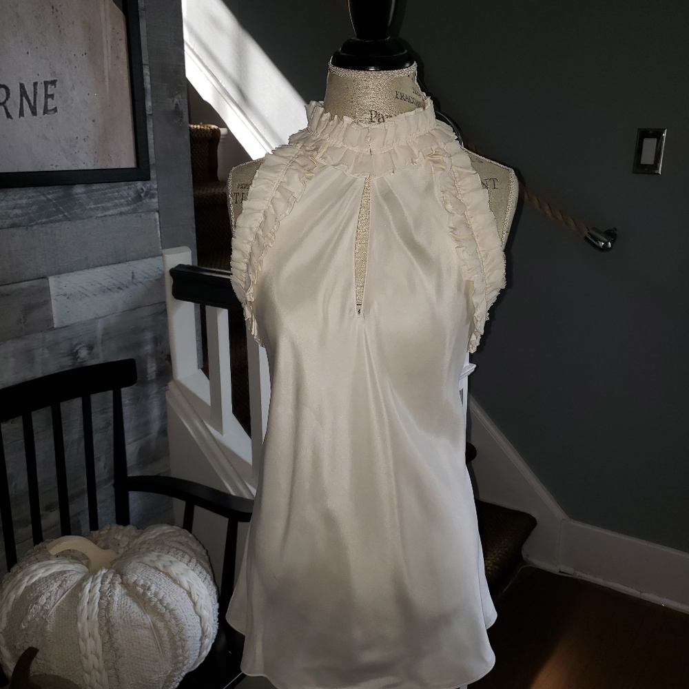 BR Sleeveless Silk Blouse